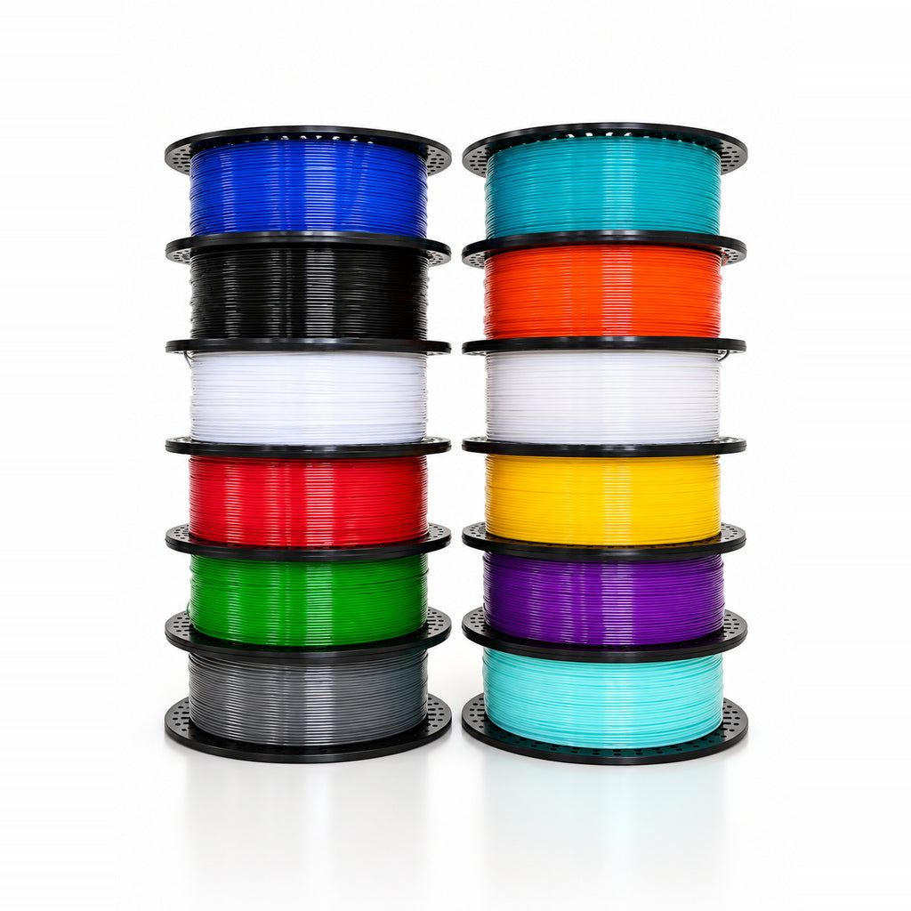 DoPro 3D PETG Mystery Box – zwölf Filamentspulen à 1 kg in zwei Stapeln