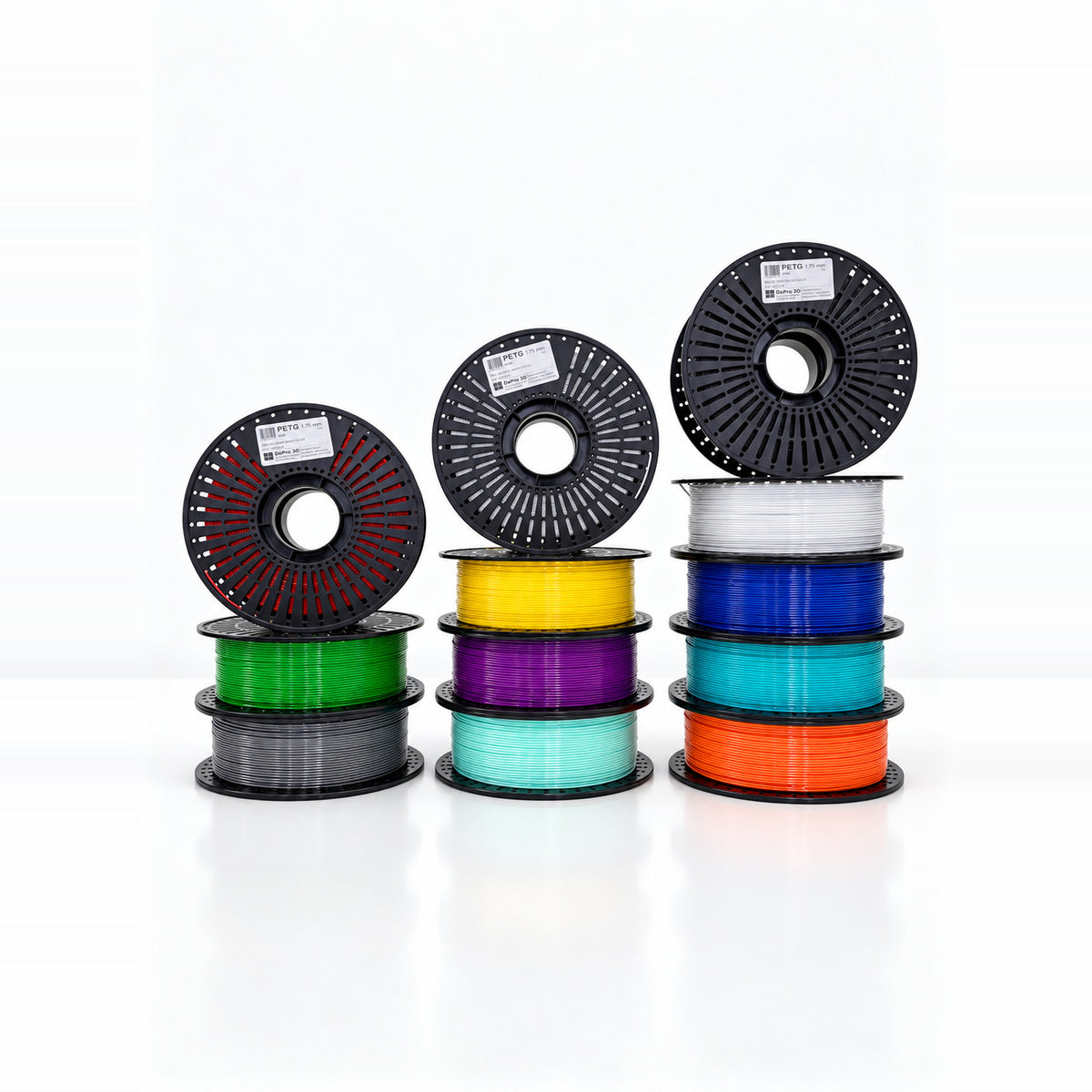DoPro 3D PETG Mystery Box – Spulen mit Etikett, PETG 1,75 mm