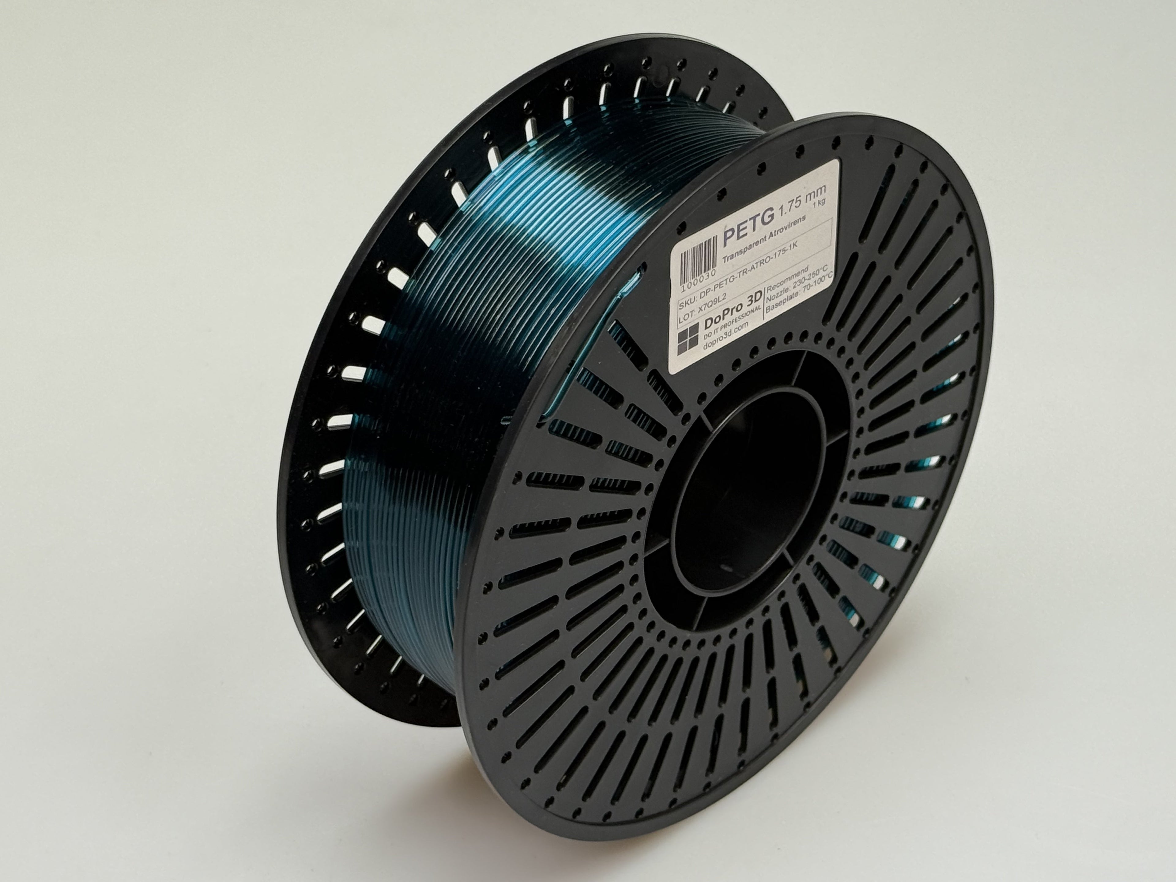 DoPro 3D PETG Transparent – Atrovirens Green – Spule