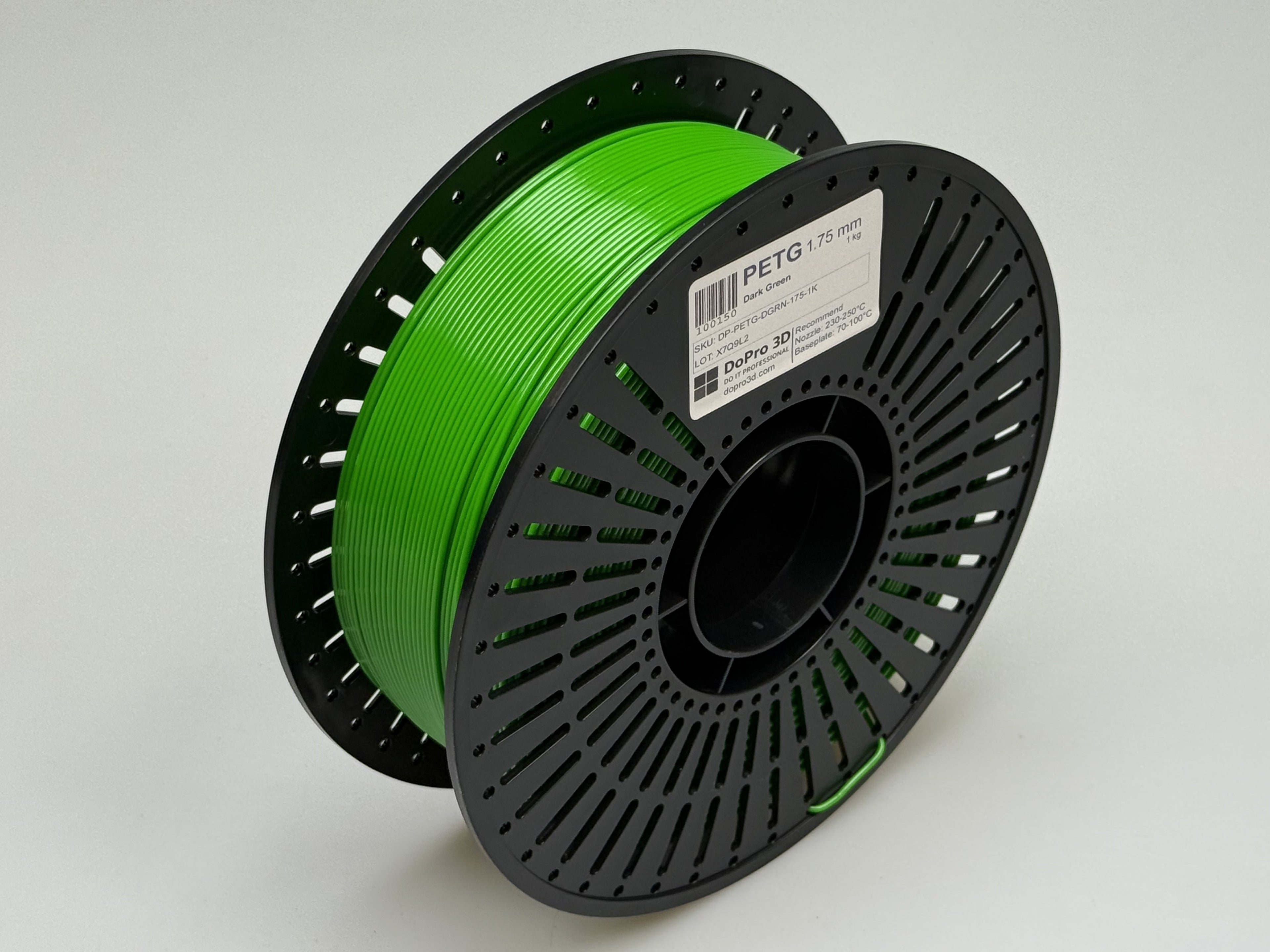 DoPro 3D PETG Classic – Dark Green – Spule