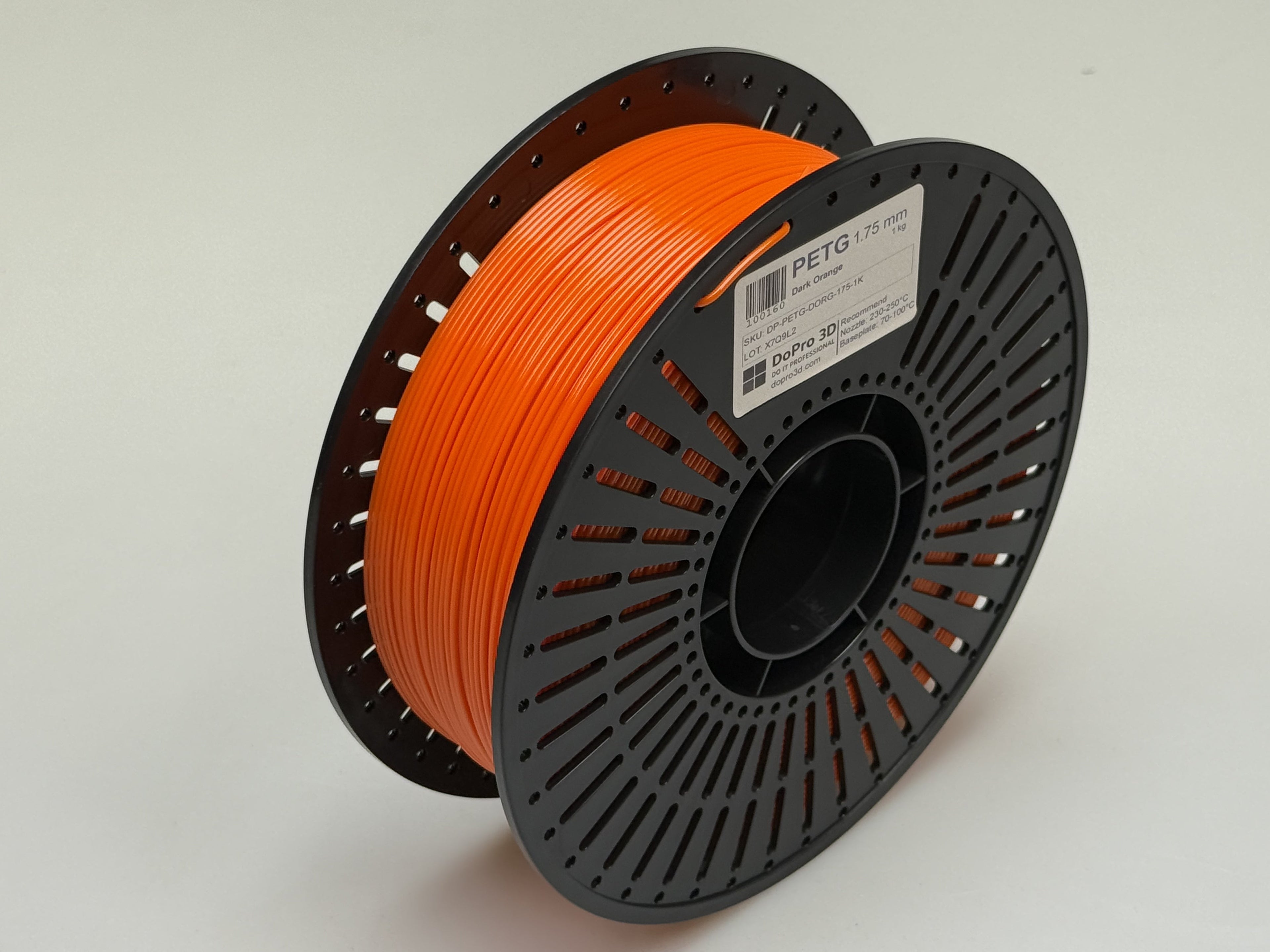 DoPro 3D PETG Classic – Dark Orange – Spule