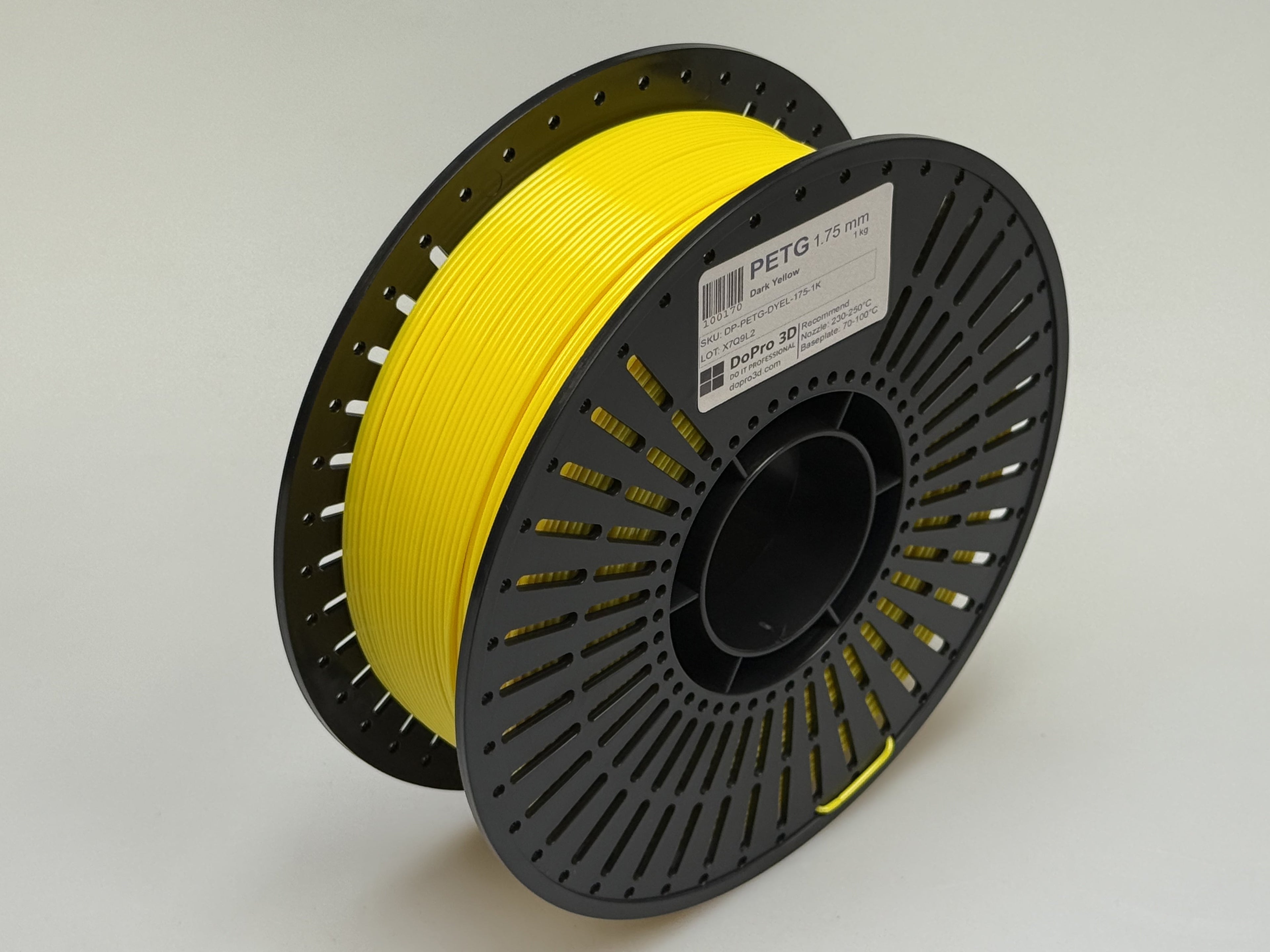 DoPro 3D PETG Classic – Dark Yellow – Spule