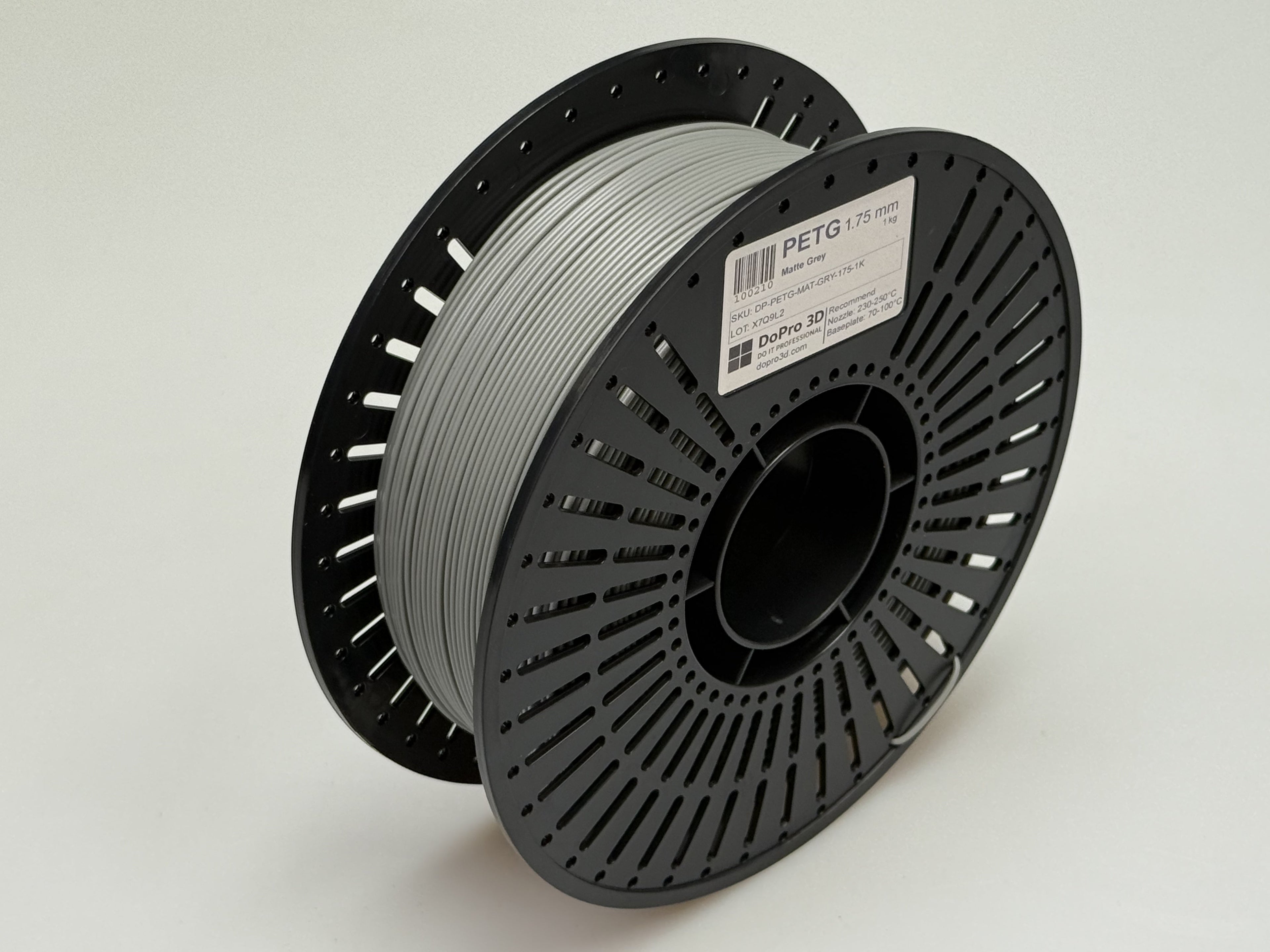 DoPro 3D PETG Matt – Graphite Grey – Spule
