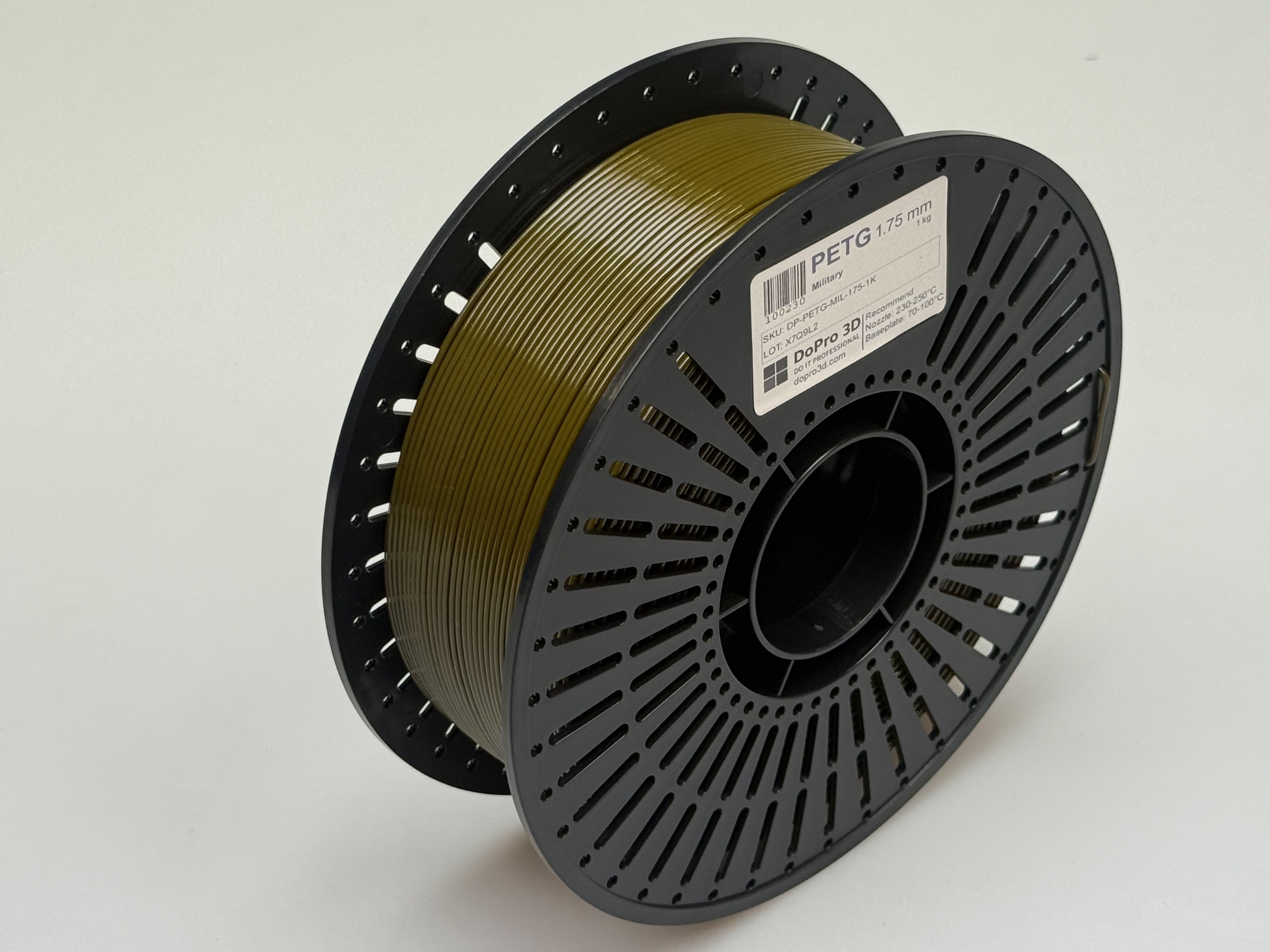 DoPro 3D PETG Classic – Military Olive – Spule