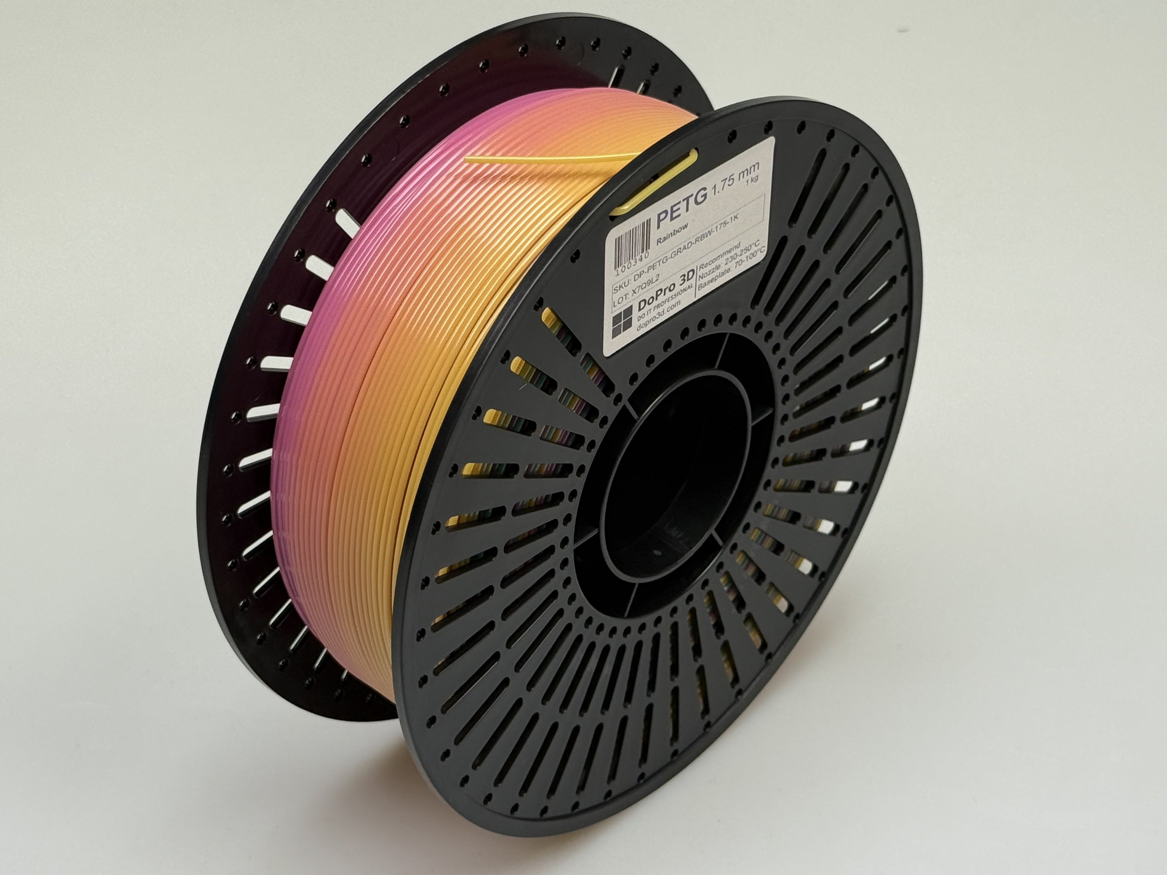 DoPro 3D PETG Gradient – Aurora Rainbow – Spule