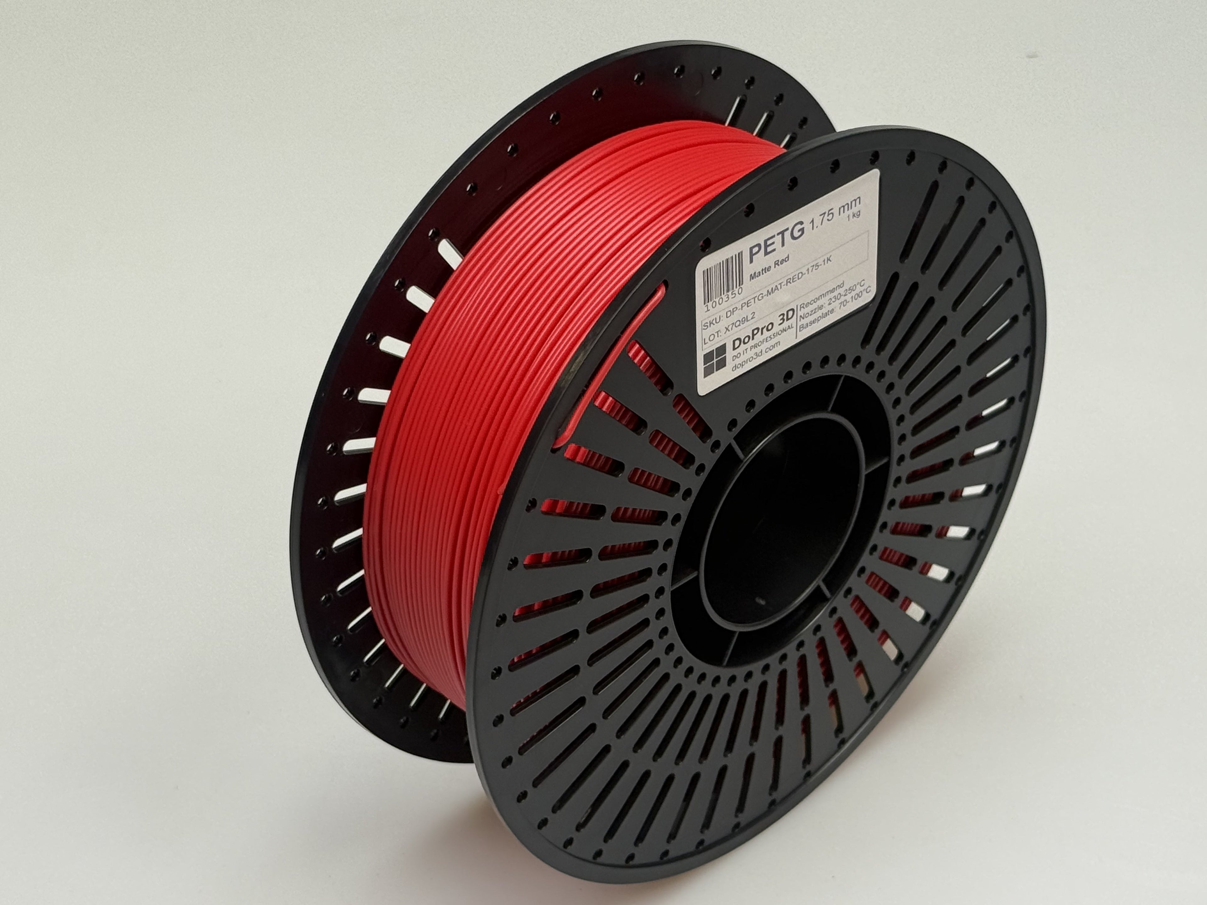DoPro 3D PETG Matt – Signal Red – Spule