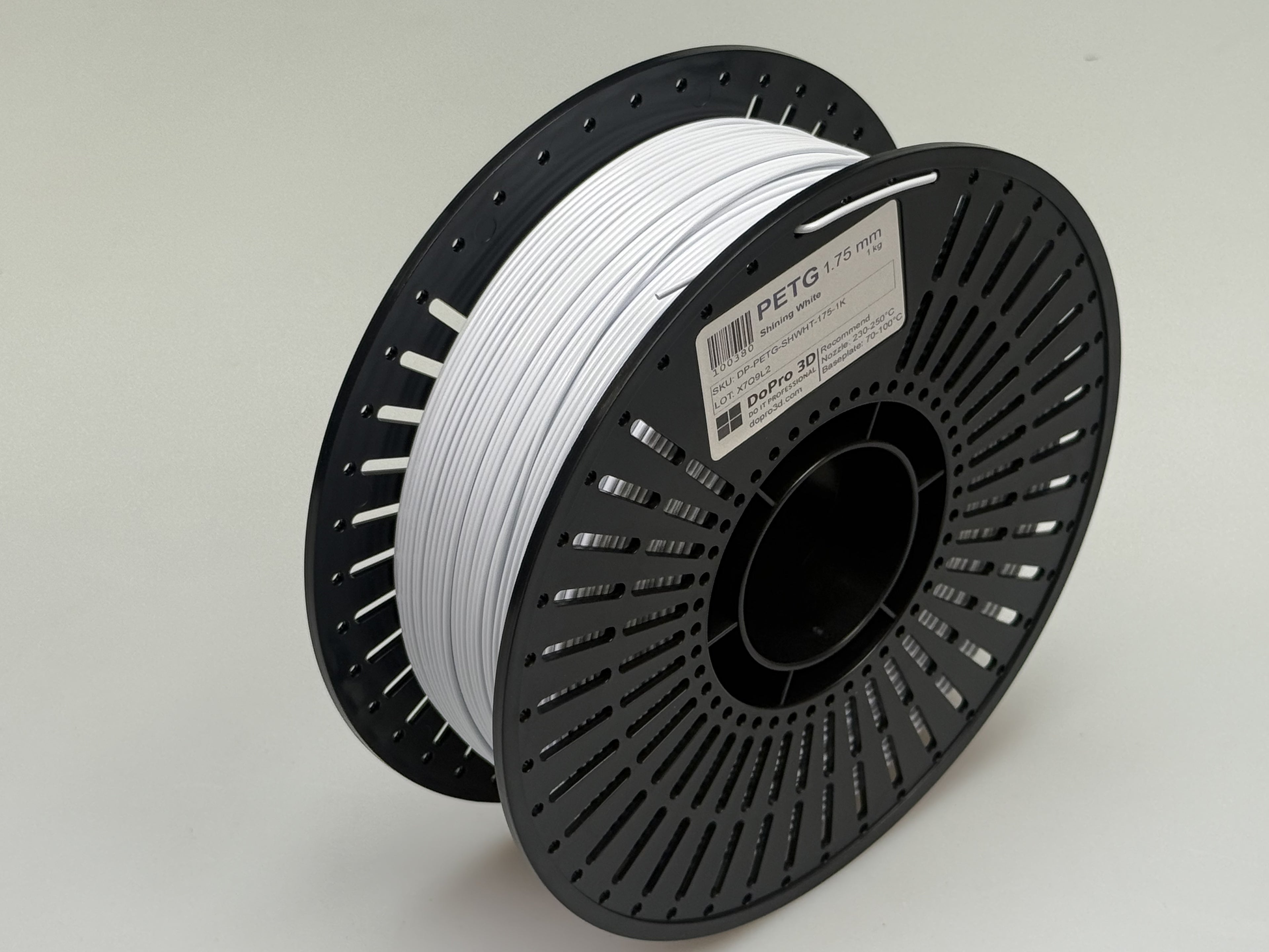 DoPro PETG Shining White – Nexyl Class – 1,75 mm – 1,0 kg
