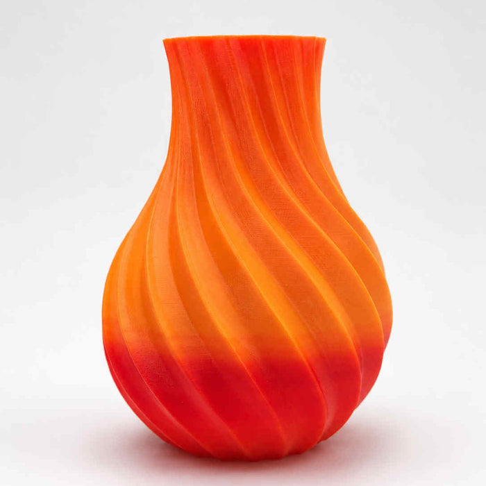 Druckbeispiel Sunset Orange Yellow
