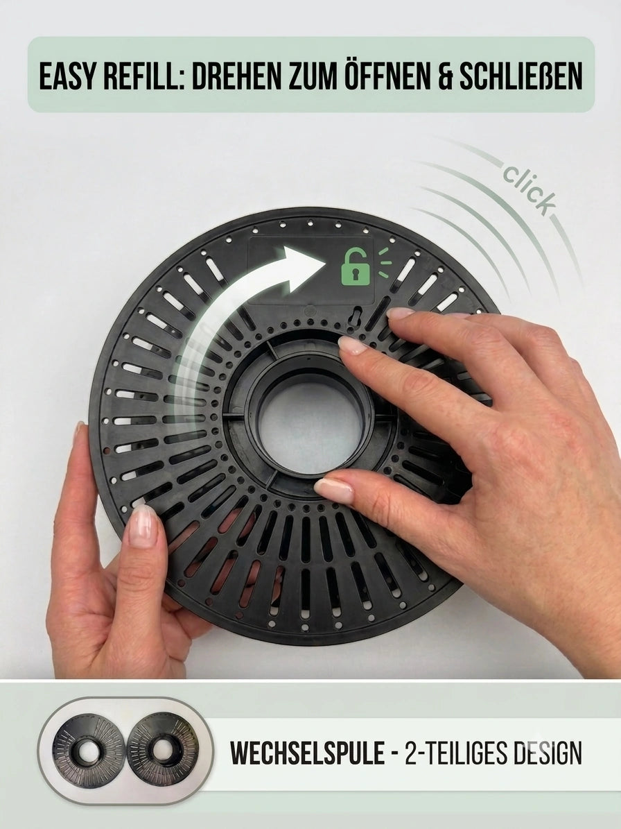 DoPro 3D Easy Refill Wechselspule mit Dreh- und Klick-System